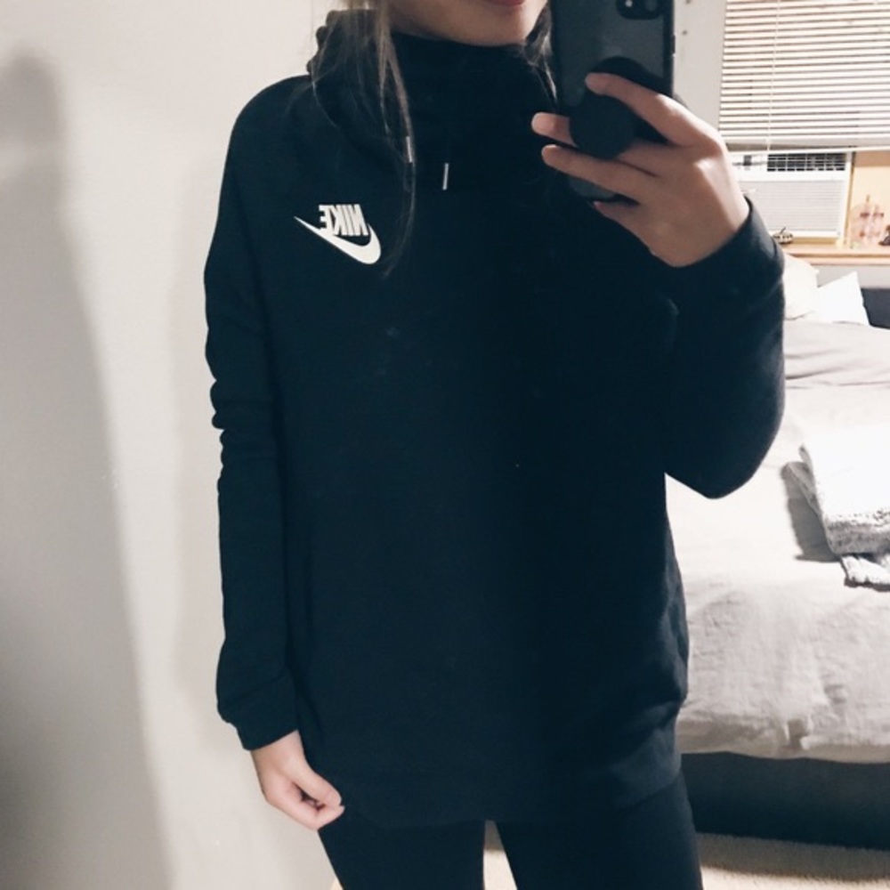 COPY - COPY - Nike Women’s Black Turtleneck Hoodie